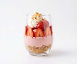 Strawberry Glass Cake